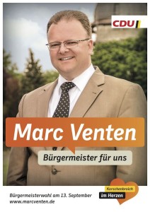 Marc Venten Bürgermeister für Korschenbroich - hier in Kleinenbroich